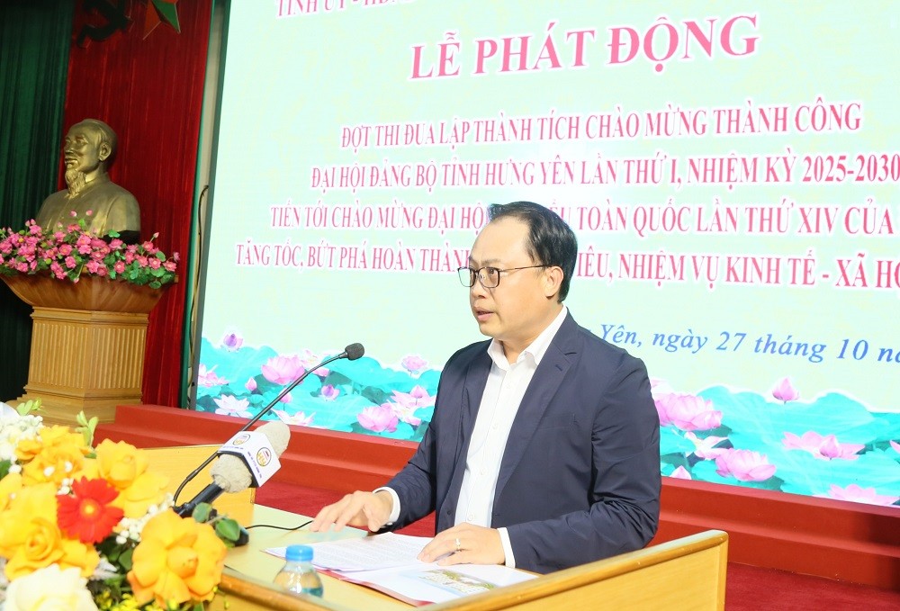 Hưng Yên: Tăng tốc, bứt phá hoàn thành các mục tiêu phát triển kinh tế - xã hội năm 2025 Hưng Yên: Tăng tốc, bứt phá hoàn thành các mục tiêu phát triển kinh tế - xã hội năm 2025