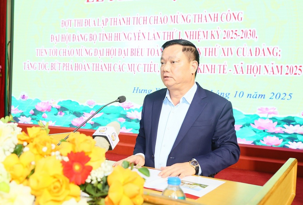 Hưng Yên: Tăng tốc, bứt phá hoàn thành các mục tiêu phát triển kinh tế - xã hội năm 2025 Hưng Yên: Tăng tốc, bứt phá hoàn thành các mục tiêu phát triển kinh tế - xã hội năm 2025