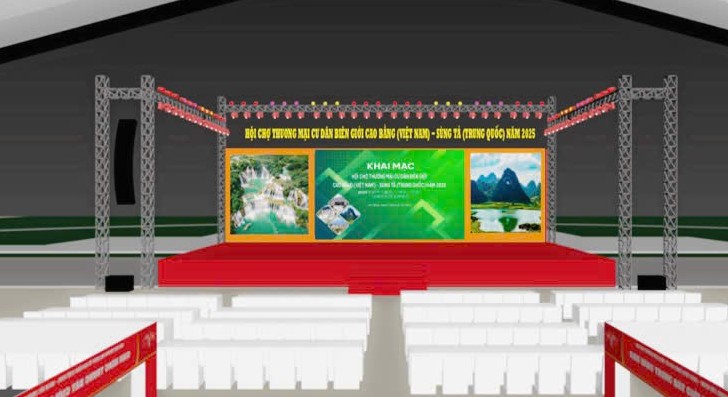 Cao Bằng: Hội chợ Thương mại cư dân biên giới Cao Bằng (Việt Nam) - Sùng Tả (Trung Quốc)