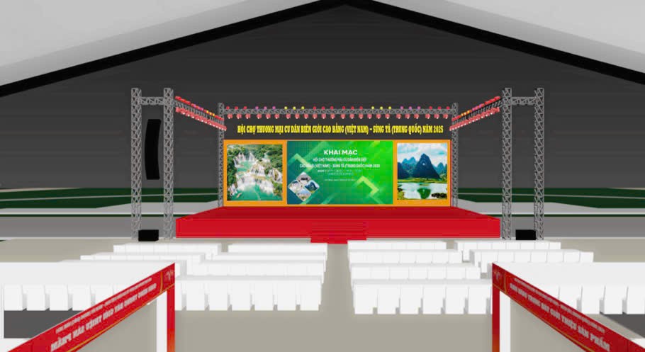 Cao Bằng: Hội chợ Thương mại cư dân biên giới Cao Bằng (Việt Nam) - Sùng Tả (Trung Quốc)