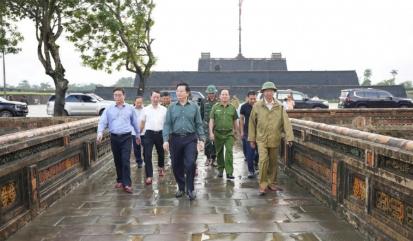 Tp. Huế: Quan tâm công tác bảo tồn di sản và chăm lo đời sống người dân sau mưa lũ