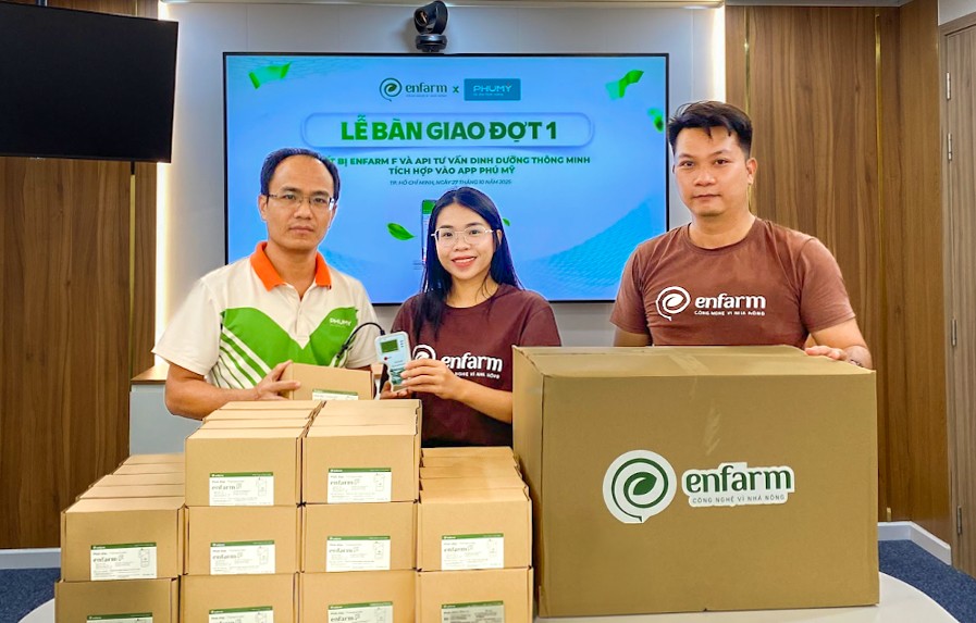 Phú Mỹ hợp tác cùng Enfarm: Bước tiến trong chuyển đổi số nông nghiệp Việt Nam Phú Mỹ hợp tác cùng Enfarm: Bước tiến trong chuyển đổi số nông nghiệp Việt Nam