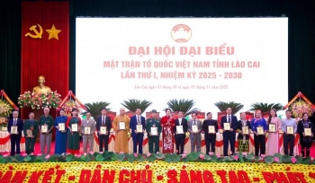 Phiên làm việc thứ Nhất Đại hội đại biểu Mặt trận Tổ quốc Việt Nam tỉnh Lào Cai lần thứ I