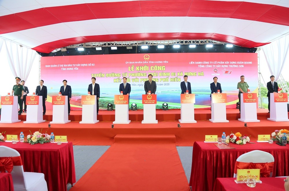 Hưng Yên: Khởi công dự án với tổng mức đầu tư hơn 4.900 tỷ đồng