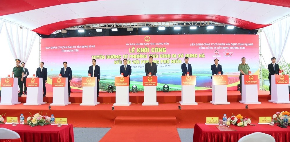 Hưng Yên: Khởi công dự án với tổng mức đầu tư hơn 4.900 tỷ đồng