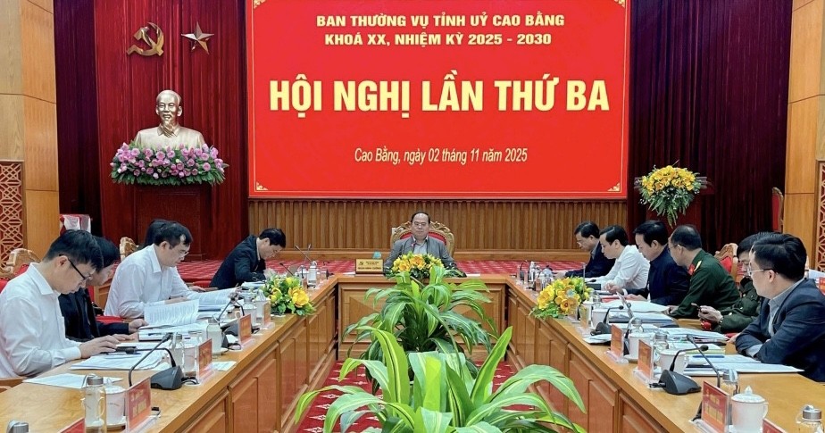 Hội nghị lần thứ Ba, Ban Thường vụ Tỉnh ủy Cao Bằng khoá XX