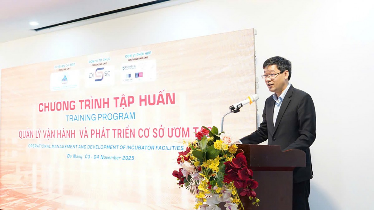 Chương trình tập huấn “Quản lý vận hành và phát triển cơ sở ươm tạo”