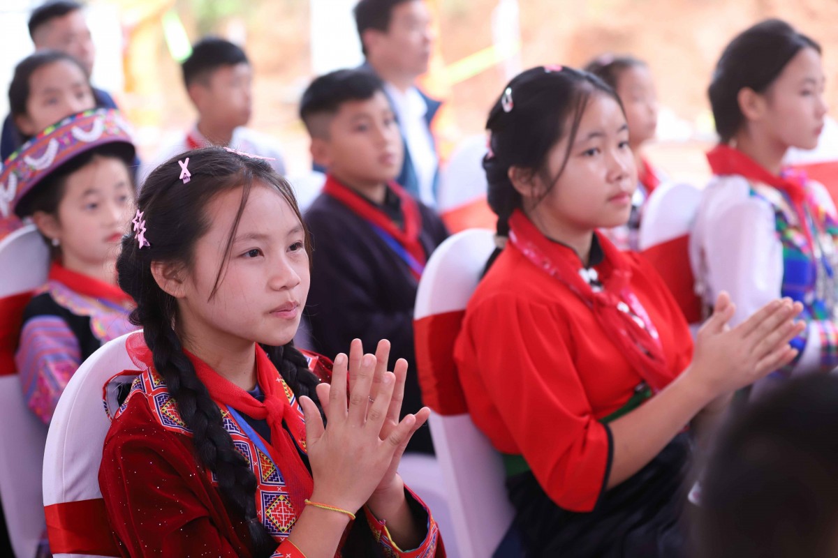 Sơn La khởi công trường phổ thông nội trú liên cấp Tiểu học - Trung học cơ sở xã Lóng Sập