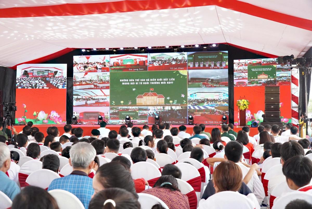 Khởi công xây dựng 9 trường phổ thông nội trú liên cấp ở các xã biên giới Nghệ An