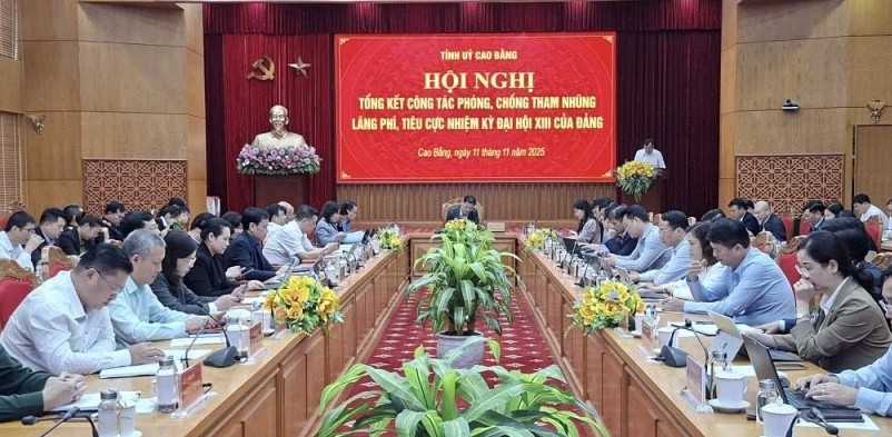 Cao Bằng: Tổng kết công tác phòng, chống tham nhũng, lãng phí, tiêu cực, nhiệm kỳ Đại hội XIII của Đảng