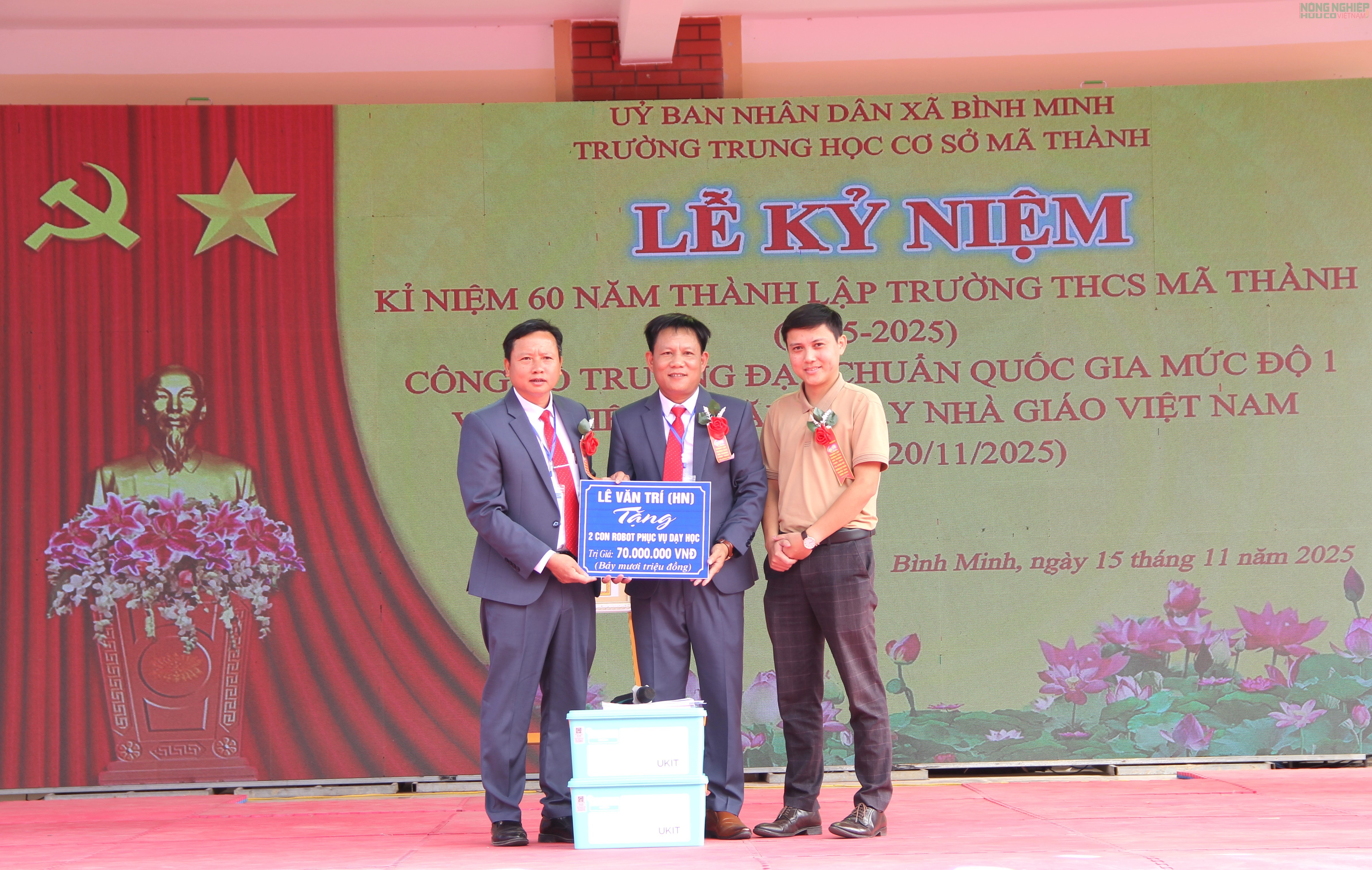 Trường THCS Mã Thành đạt chuẩn Quốc gia trên hành trình 60 năm xây dựng và phát triển