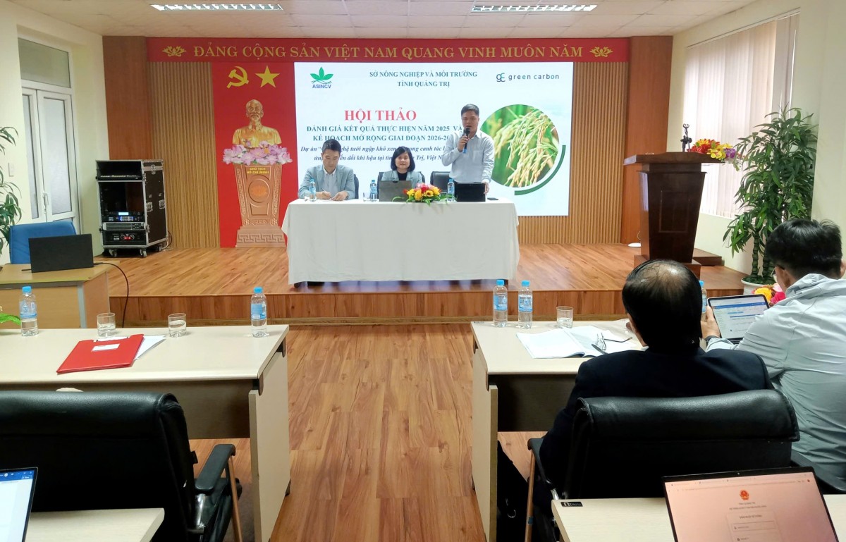 Phát triển công nghệ tưới ngập khô xen kẽ trong canh tác lúa thích ứng với biến đổi khí hậu