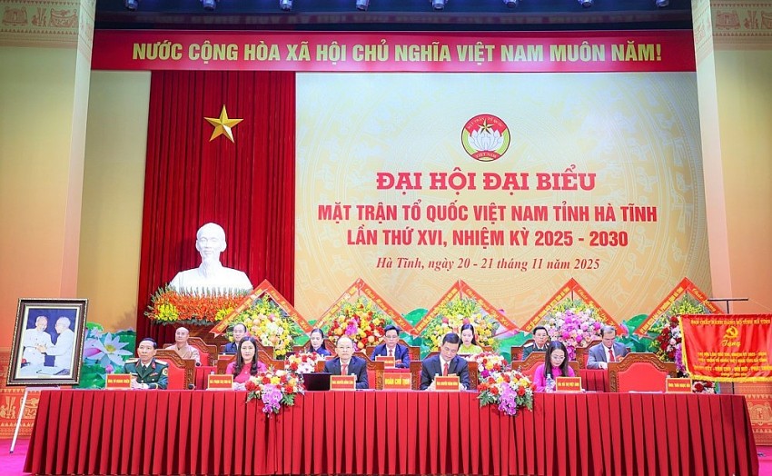 Đại hội Mặt trận Tổ quốc tỉnh Hà Tĩnh khóa XVI thành công tốt đẹp