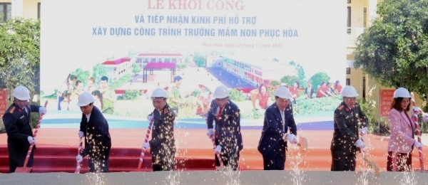 Cao Bằng: Khởi công và tiếp nhận kinh phí xây dựng Trường Mầm non Phục Hòa