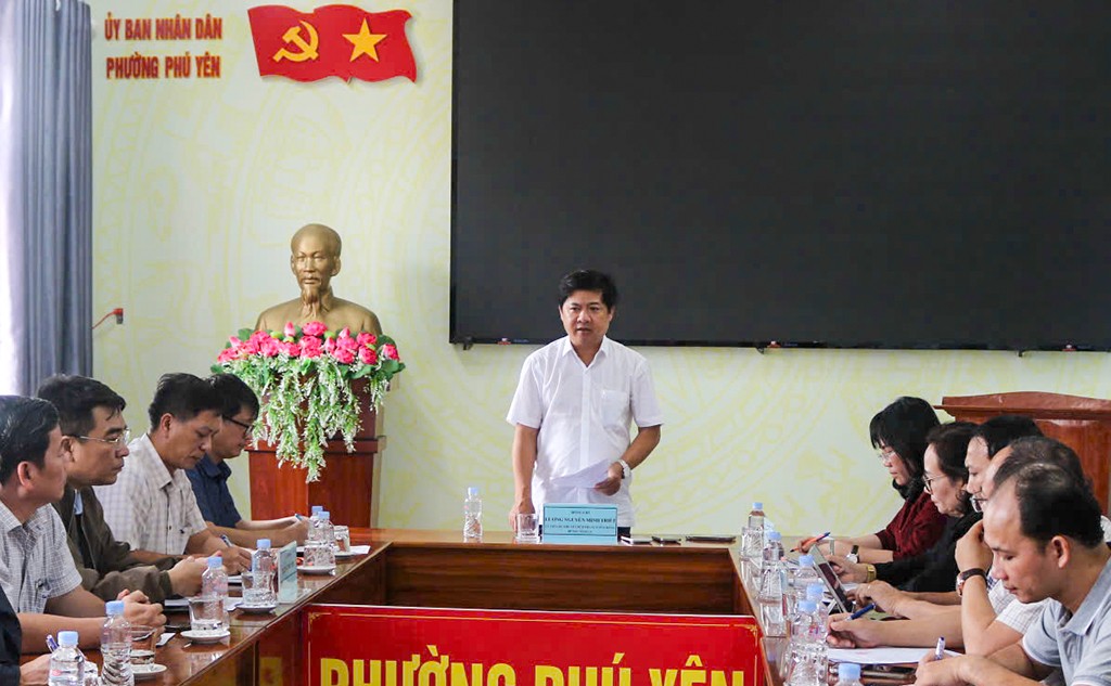 Bí thư Tỉnh ủy Đắk Lắk kiểm tra công tác khắc phục thiệt hại do mưa lũ tại phường Phú Yên