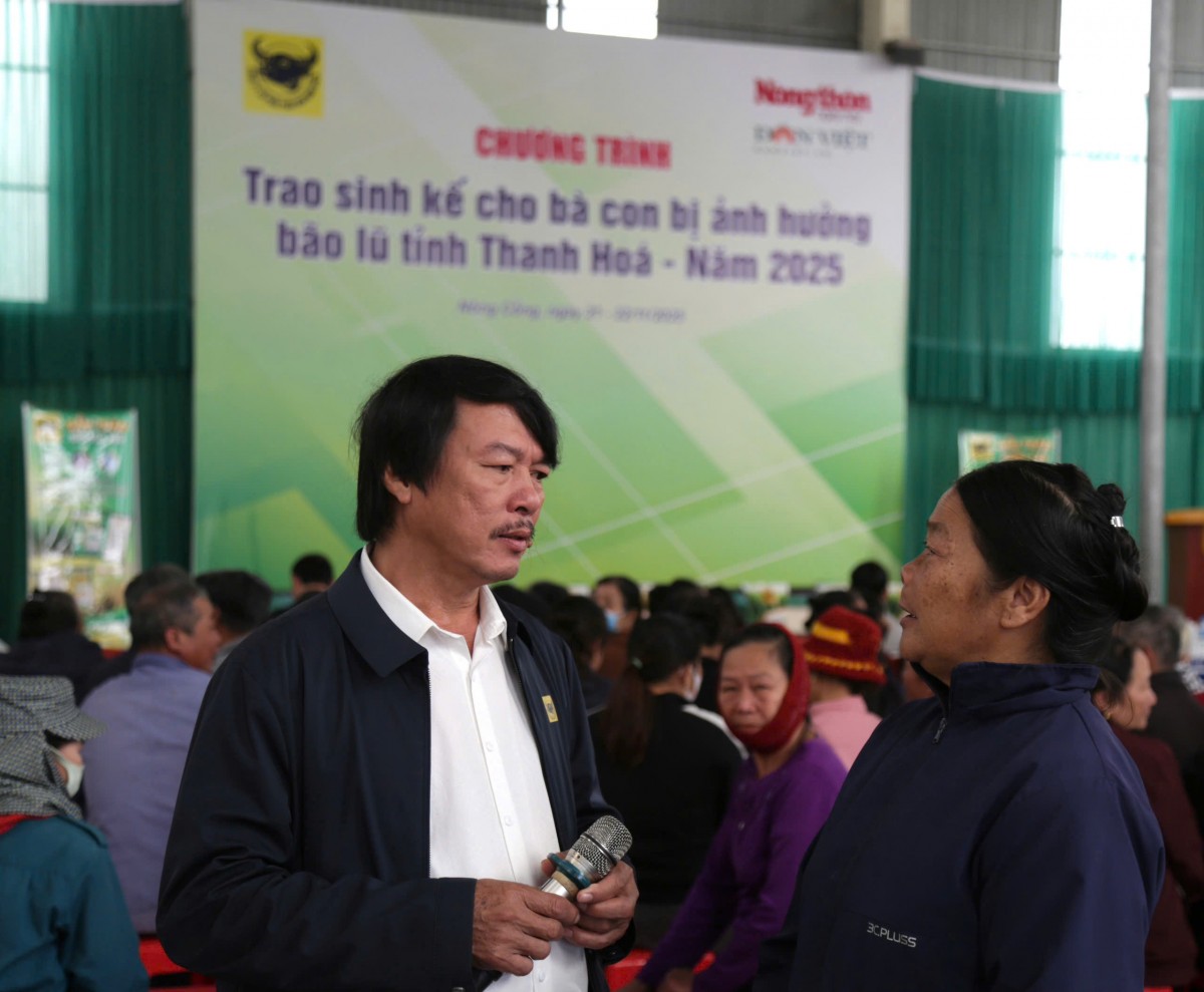 Bình Điền trao 1.600 gói sinh kế giúp nông dân Thanh Hoá tái thiết sau bão lũ