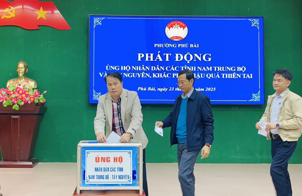 Huế: Chung tay hỗ trợ đồng bào miền Trung - Tây Nguyên vượt qua thiên tai