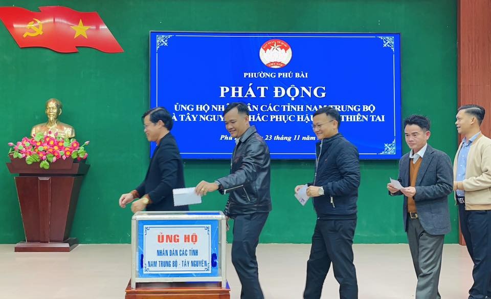 Huế: Chung tay hỗ trợ đồng bào miền Trung - Tây Nguyên vượt qua thiên tai