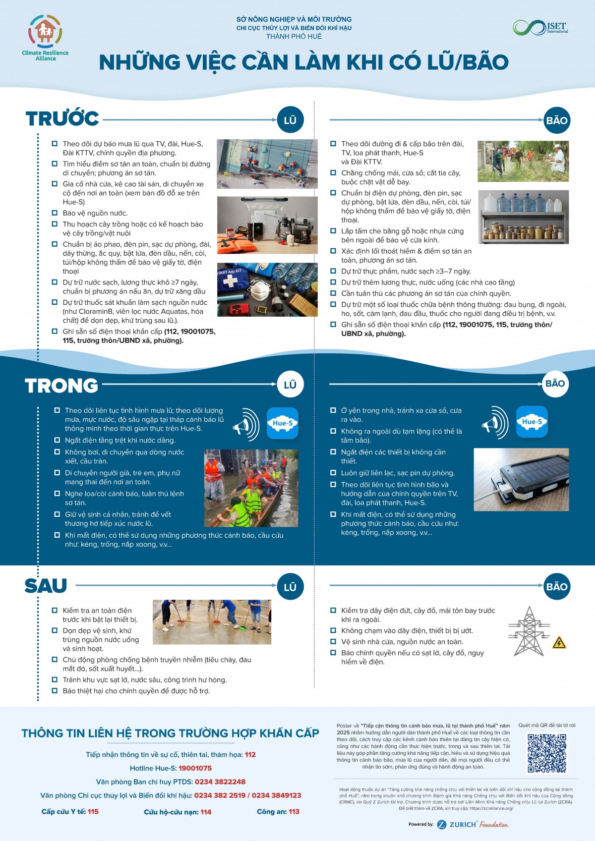 Huế phát hành tờ rơi tiếp cận thông tin cảnh báo mưa, lũ