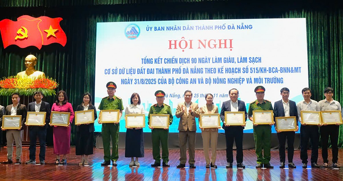 Đà Nẵng hoàn thành Chiến dịch 90 ngày làm giàu, làm sạch cơ sở dữ liệu đất đai