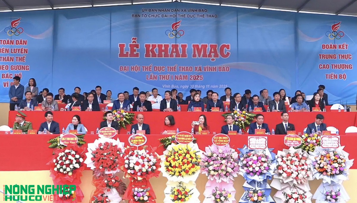 Khai mạc Đại hội Thể dục Thể thao xã Vĩnh Bảo (Hải Phòng) lần I
