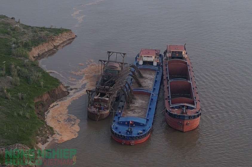 Nguyên nhân và hệ lụy đất bãi bồi sông Hồng trên địa bàn xã Mê Linh “biến mất” từng ngày