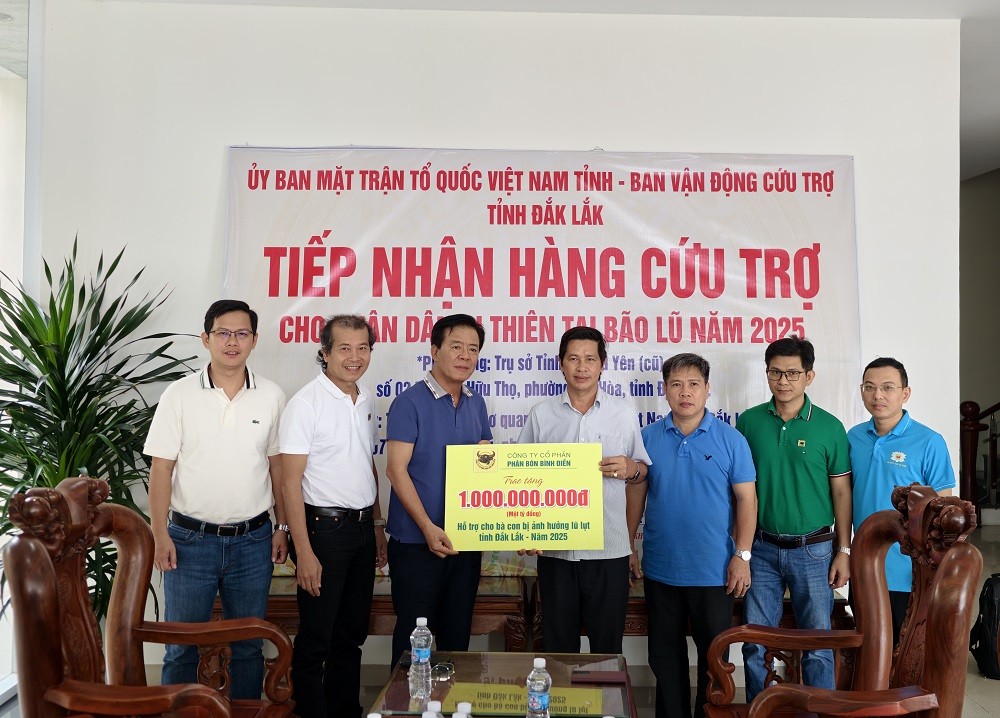 Hành trình “Nghĩa tình Bình Điền”: Từ gói sinh kế Thanh Hoá đến hỗ trợ khẩn cấp bà con vùng lũ miền Trung-Tây Nguyên