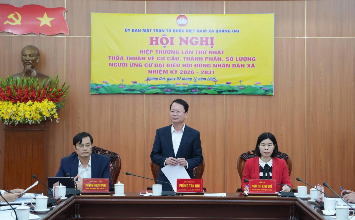 Hà Nội: Xã Quảng Oai triển khai Hội nghị hiệp thương lần thứ nhất cho bầu cử HĐND