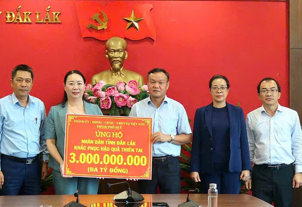 TP. Huế hỗ trợ 3 tỷ đồng giúp Đắk Lắk khắc phục hậu quả thiên tai