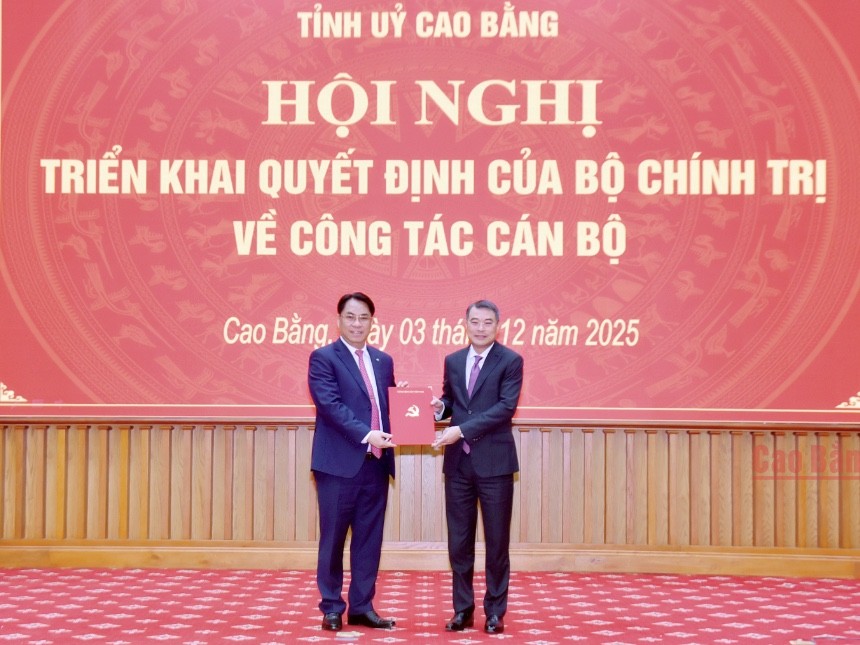 Đồng chí Phan Thăng An giữ chức vụ Bí thư Tỉnh ủy Cao Bằng