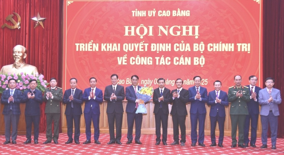 Đồng chí Phan Thăng An giữ chức vụ Bí thư Tỉnh ủy Cao Bằng