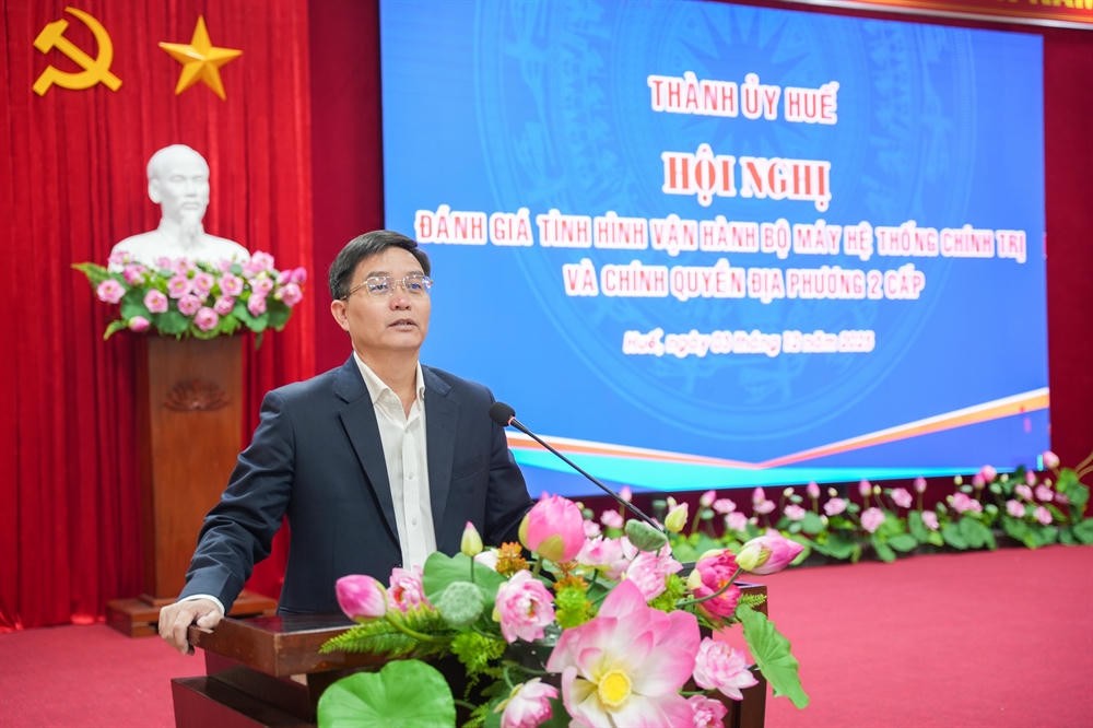 UVTW Đảng, Bí thư Thành ủy Nguyễn Đình Trung chủ trì và phát biểu tại hội nghị