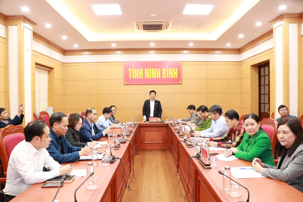 Ninh Bình họp trực tuyến về công tác phòng, chống bệnh Dịch tả lợn Châu Phi
