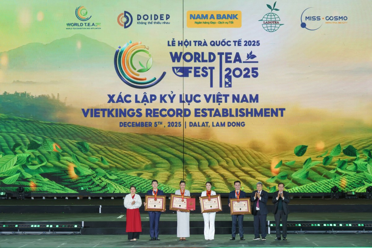 Khai mạc Lễ hội Trà quốc tế năm 2025 tại tỉnh Lâm Đồng