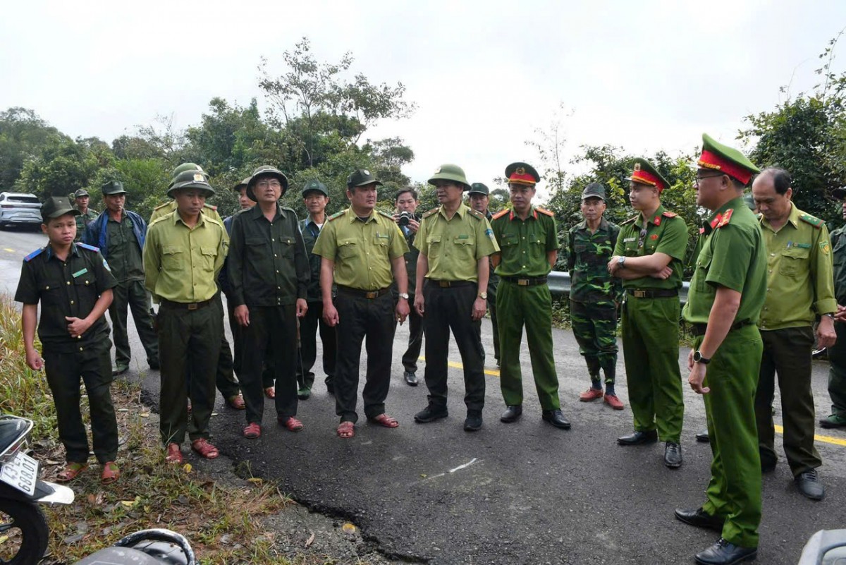 Đoàn liên ngành Công an – Kiểm lâm tổ chức kiểm tra, rà soát các điểm nguy cơ vi phạm tại rừng Sơn Trà. Đoàn liên ngành Công an – Kiểm lâm tổ chức kiểm tra, rà soát các điểm nguy cơ vi phạm tại rừng Sơn Trà.