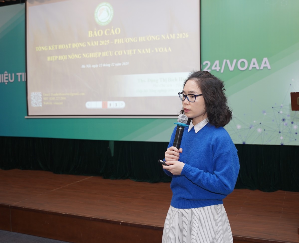 VOAA sắp tổ chức kết nối hội viên phía Nam và hội chợ “Tuần hàng hữu cơ 2026”