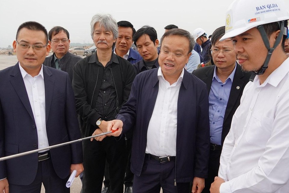 Quảng Trị: Đẩy mạnh thi công các hạng mục Dự án đầu tư xây dựng Cảng hàng không Quảng Trị