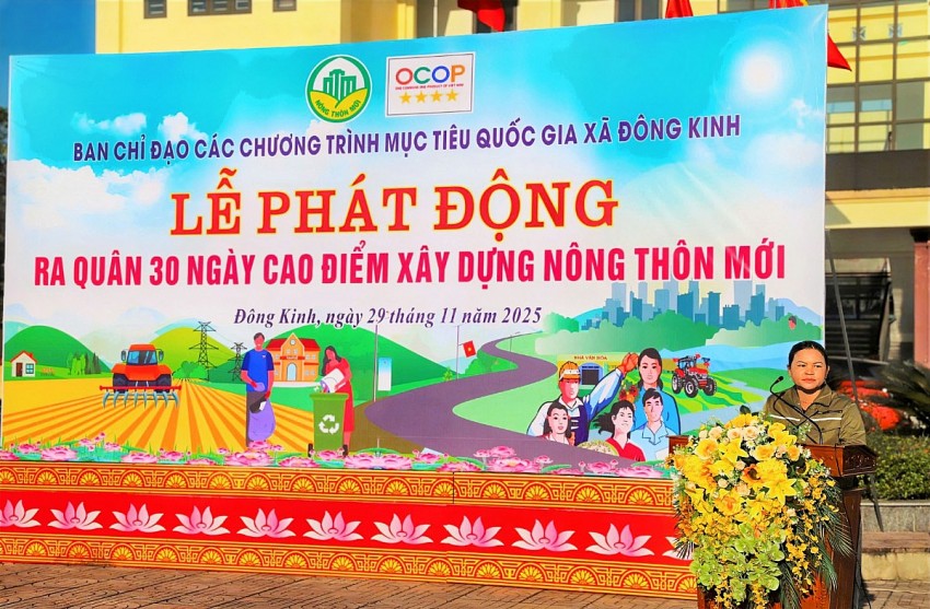 Nhiều địa phương tổ chức lễ phát động ra quân 30 ngày cao điểm xây dựng NTM