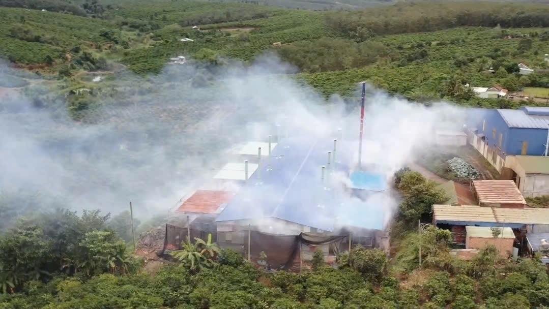 Tạm dừng hoạt động các lò sấy cà phê tự phát ở xã Ngọk Réo (Quảng Ngãi): Chấn chỉnh quản lý đất đai, môi trường