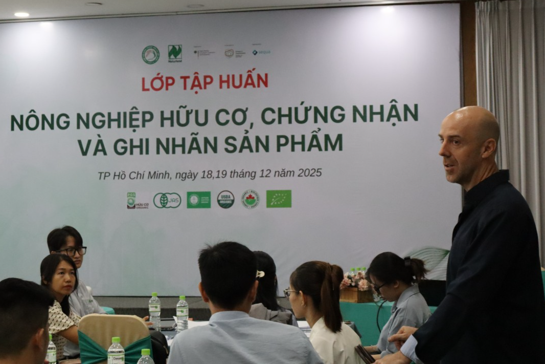 Nâng cao năng lực chứng nhận, nhận diện sản phẩm hữu cơ cho doanh nghiệp và hợp tác xã