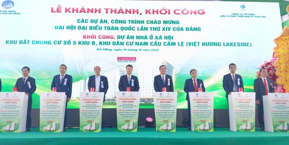 Giải “cơn khát” an cư cho người thu nhập thấp, Đà Nẵng khởi công liên tiếp hai dự án nhà ở xã hội