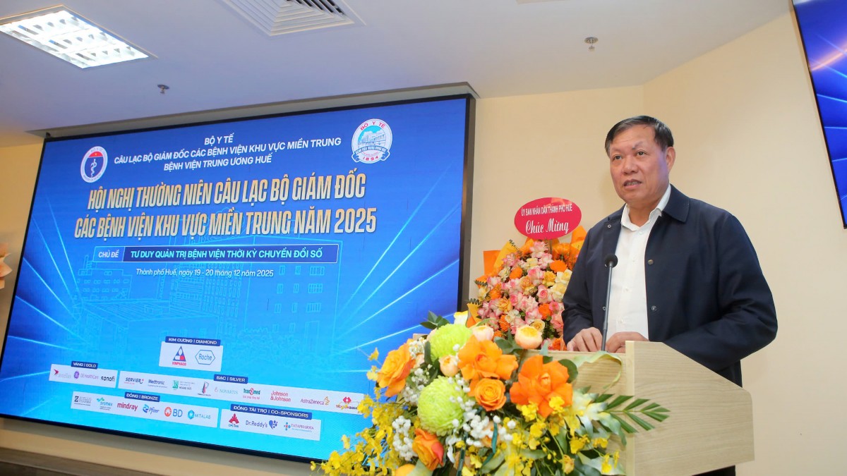CLB Giám đốc các BV miền Trung 2025: Y tế hiện đại, nhân văn và phát triển bền vững Đồng chí Đỗ Xuân Tuyên - Thứ trưởng Bộ Y tế, ghi nhận và đánh giá cao vai trò kết nối của CLB Giám đốc Bệnh viện miền Trung