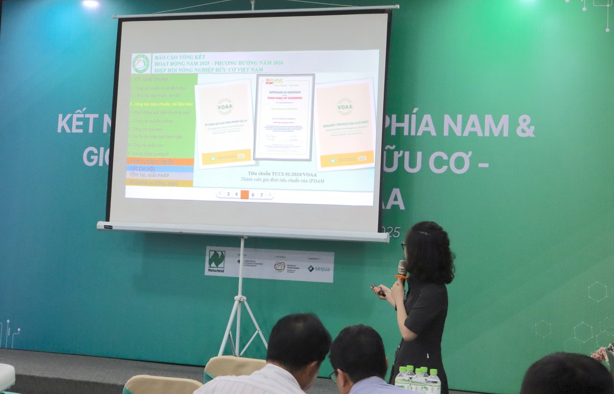 Tăng liên kết hội viên, lan tỏa Tiêu chuẩn VOAA trong “Gia đình Tiêu chuẩn IFOAM”