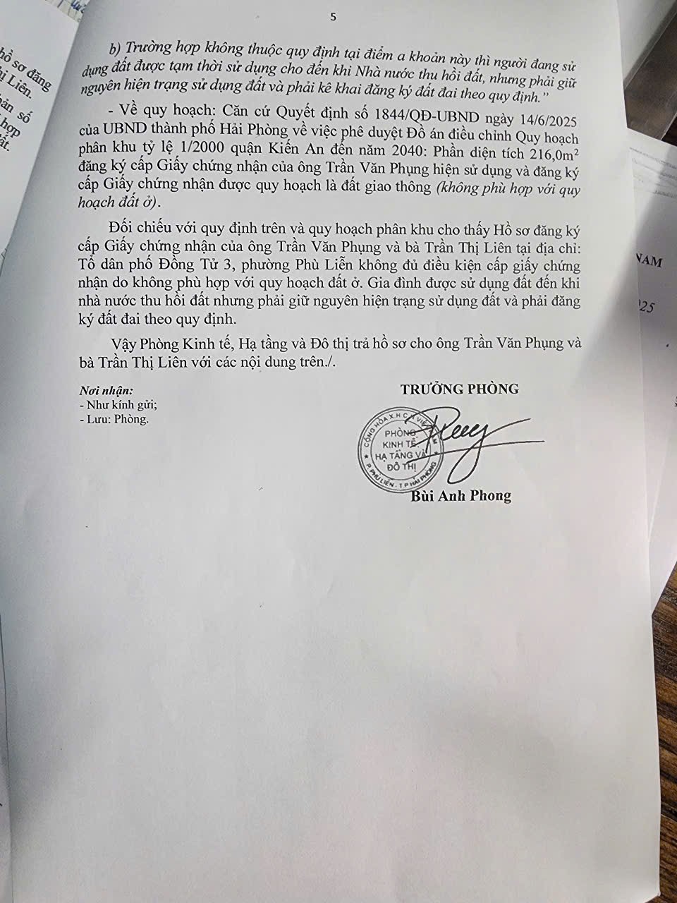 Gian nan hành trình xin cấp “sổ đỏ” trên địa bàn phường Phù Liễn (Hải Phòng)