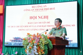 Công an Tp. Huế tích cực chuyển đổi số, vì Nhân dân phục vụ