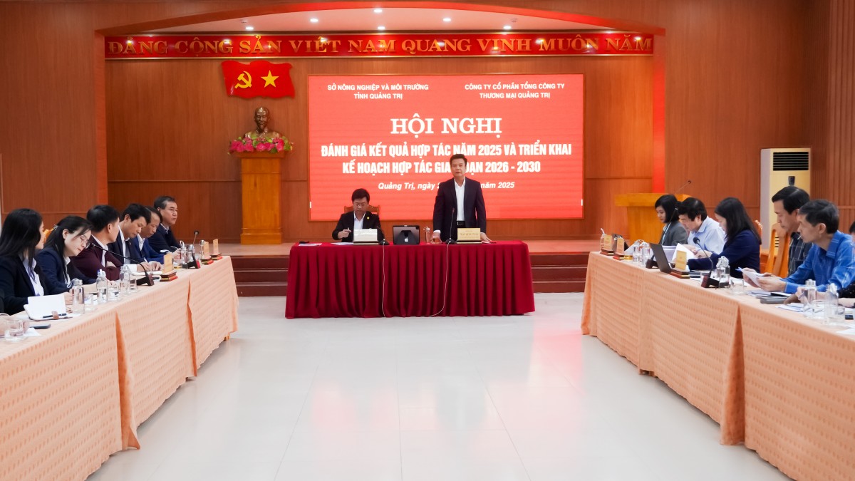 Quảng Trị: Sở Nông nghiệp và Môi trường thống nhất kế hoạch hợp tác trong lĩnh vực sản xuất nông, lâm nghiệp với Sepon group