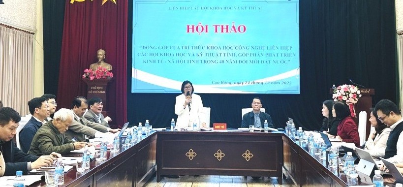 Hội thảo đóng góp của trí thức KHCN góp phần phát triển kinh tế - xã hội