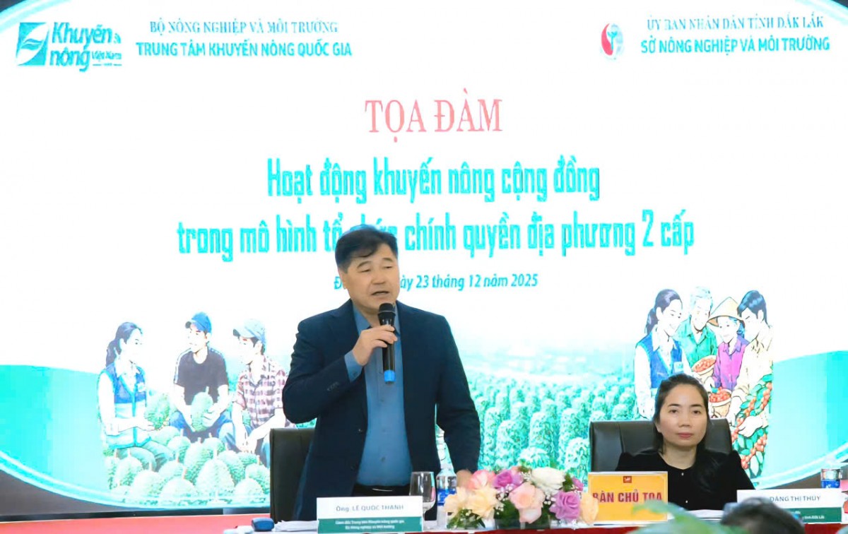 Thúc đẩy vai trò khuyến nông cộng đồng trong mô hình chính quyền địa phương 2 cấp