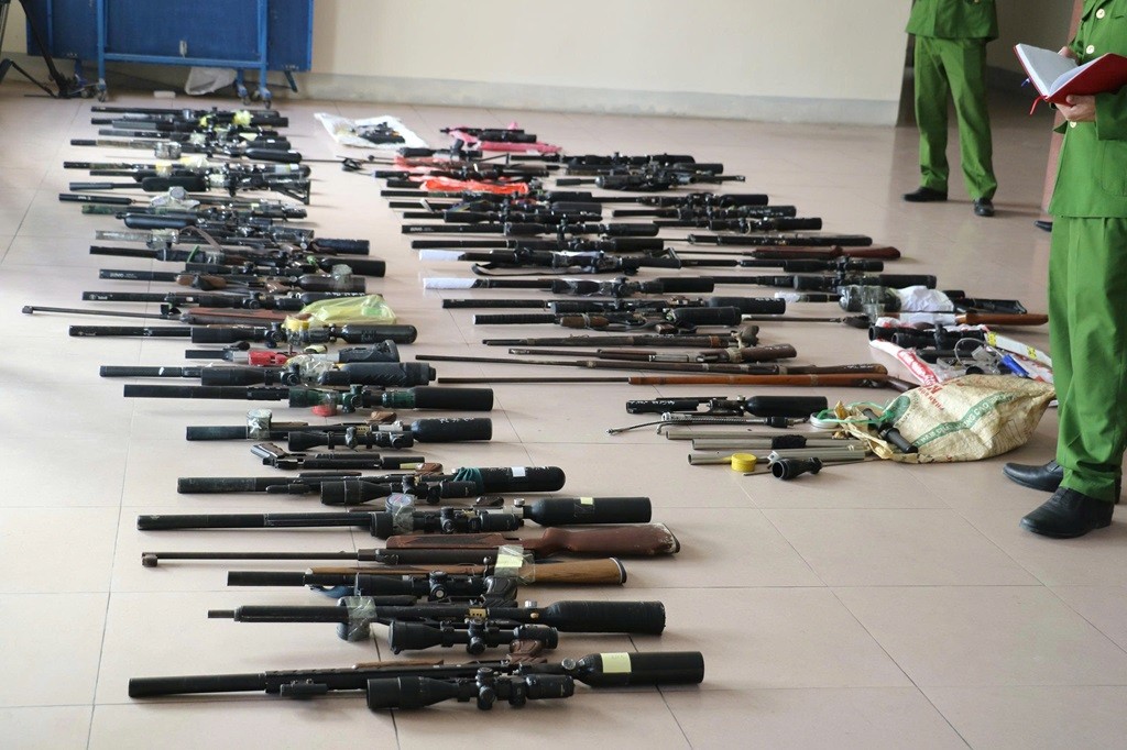 Công an Nghệ An phá chuyên án lớn nhất từ trước đến nay liên quan tới "Chế tạo, mua bán, tàng trữ vũ khí quân dụng" trái phép