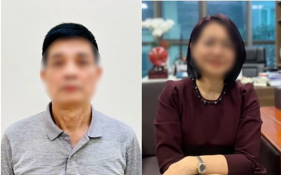 Các bị cáo Nguyễn Thanh Phong, Trần Việt Nga, cựu Cục trưởng Cục An toàn thực phẩm, Bộ Y tế.